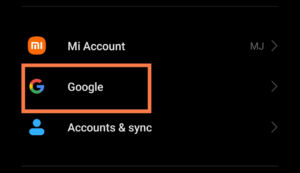 Open settings and manage your account