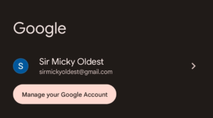 Manage Your Google Accounts