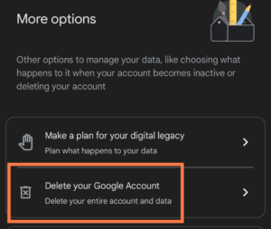 How to Delete Your Google Account
