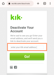 Kik Registered Email Address 