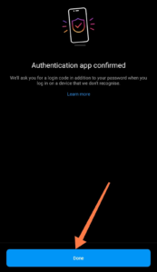 Google Authenticator app
