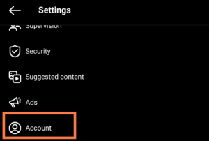 Settings and Account