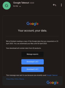 How To Download Your Google Account Data