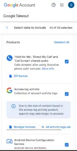 How To Download Your Google Account Data