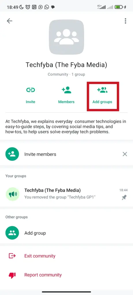 add groups
