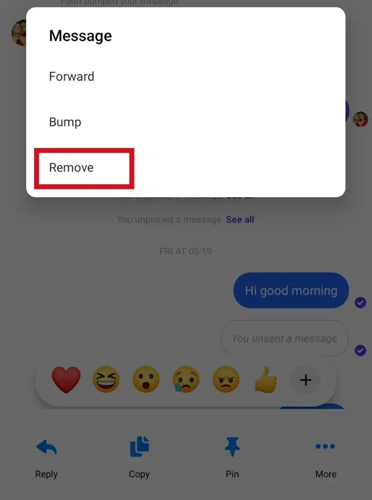 How To Unsend A Message On Messenger