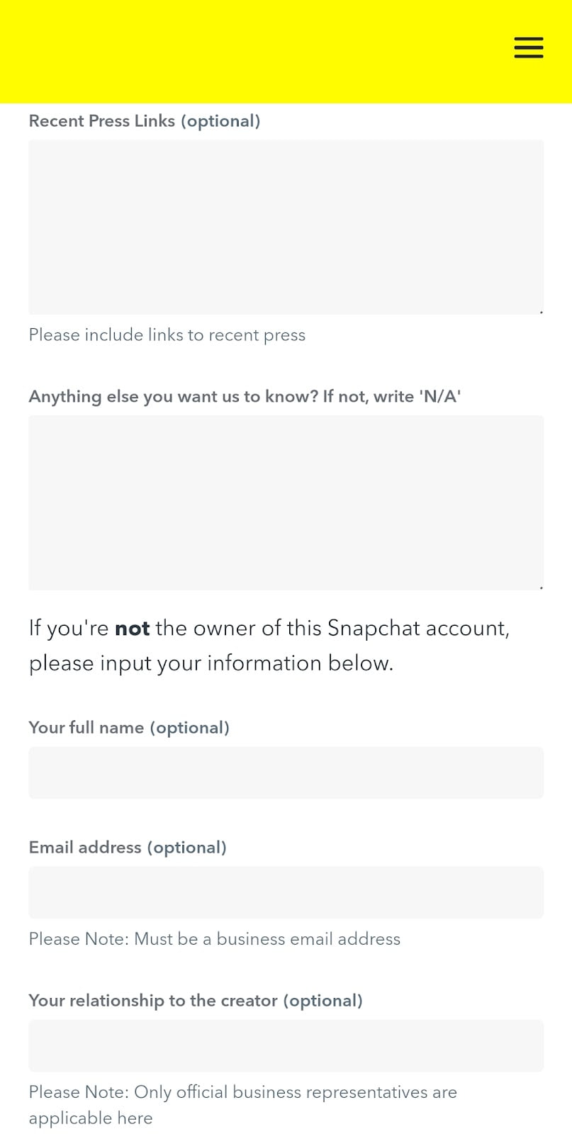 How To Get Verified on Snapchat