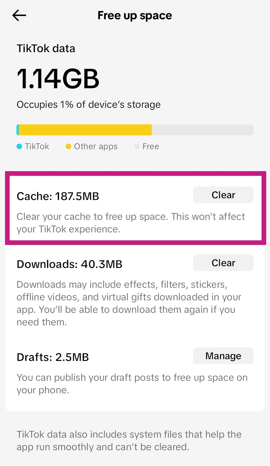Does Clearing Cache Delete TikTok Drafts?