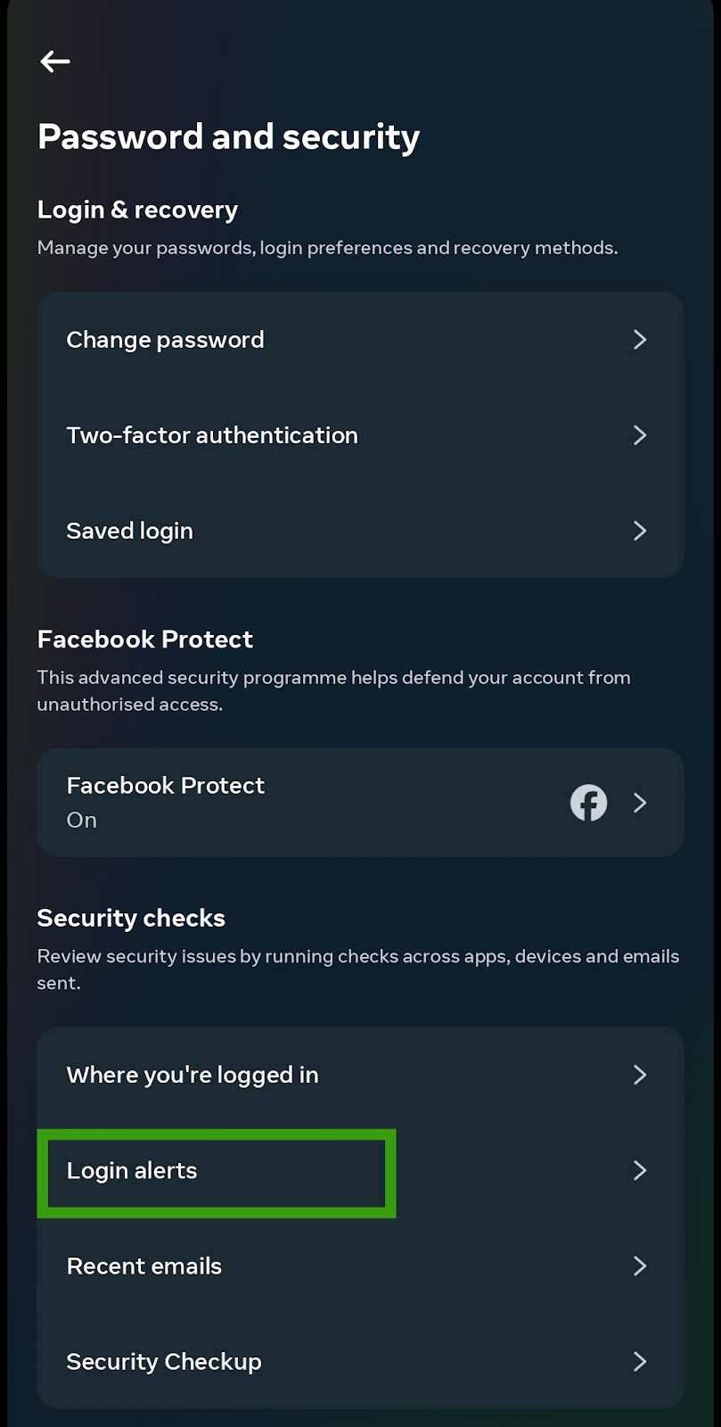 How To Turn On Facebook Messenger Login Alert