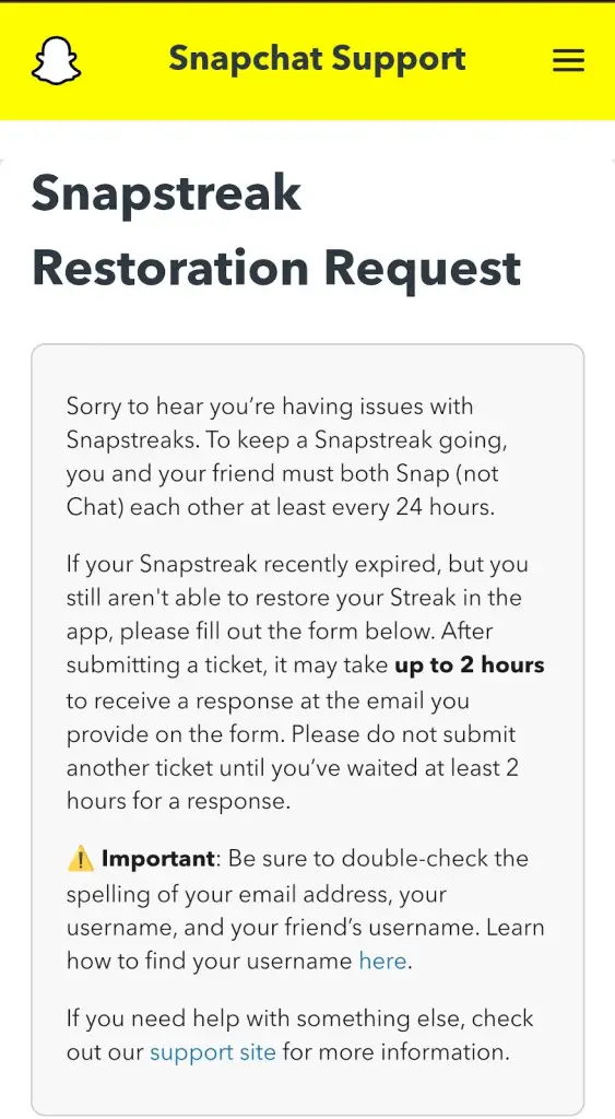 How To Restore Your Snapstreak On Snapchat